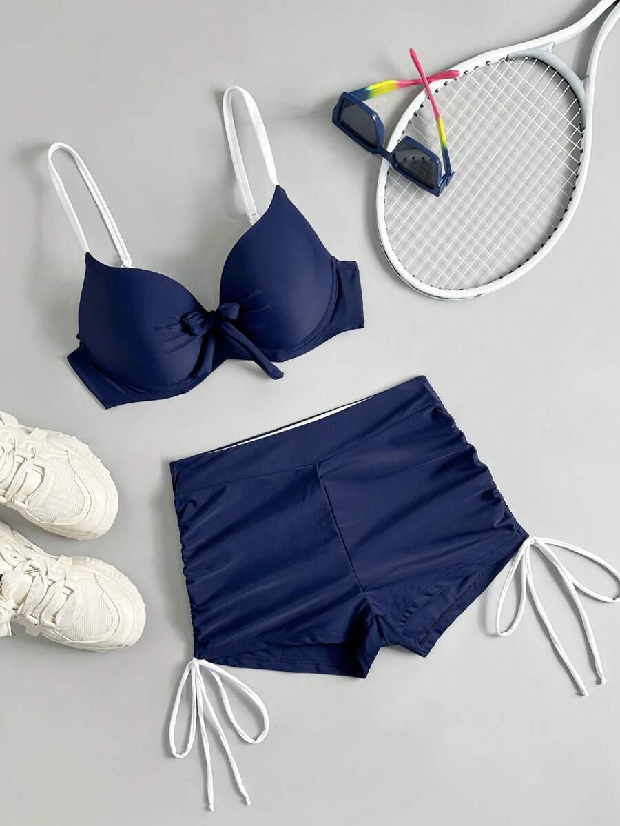 komplet bikini kontrast 