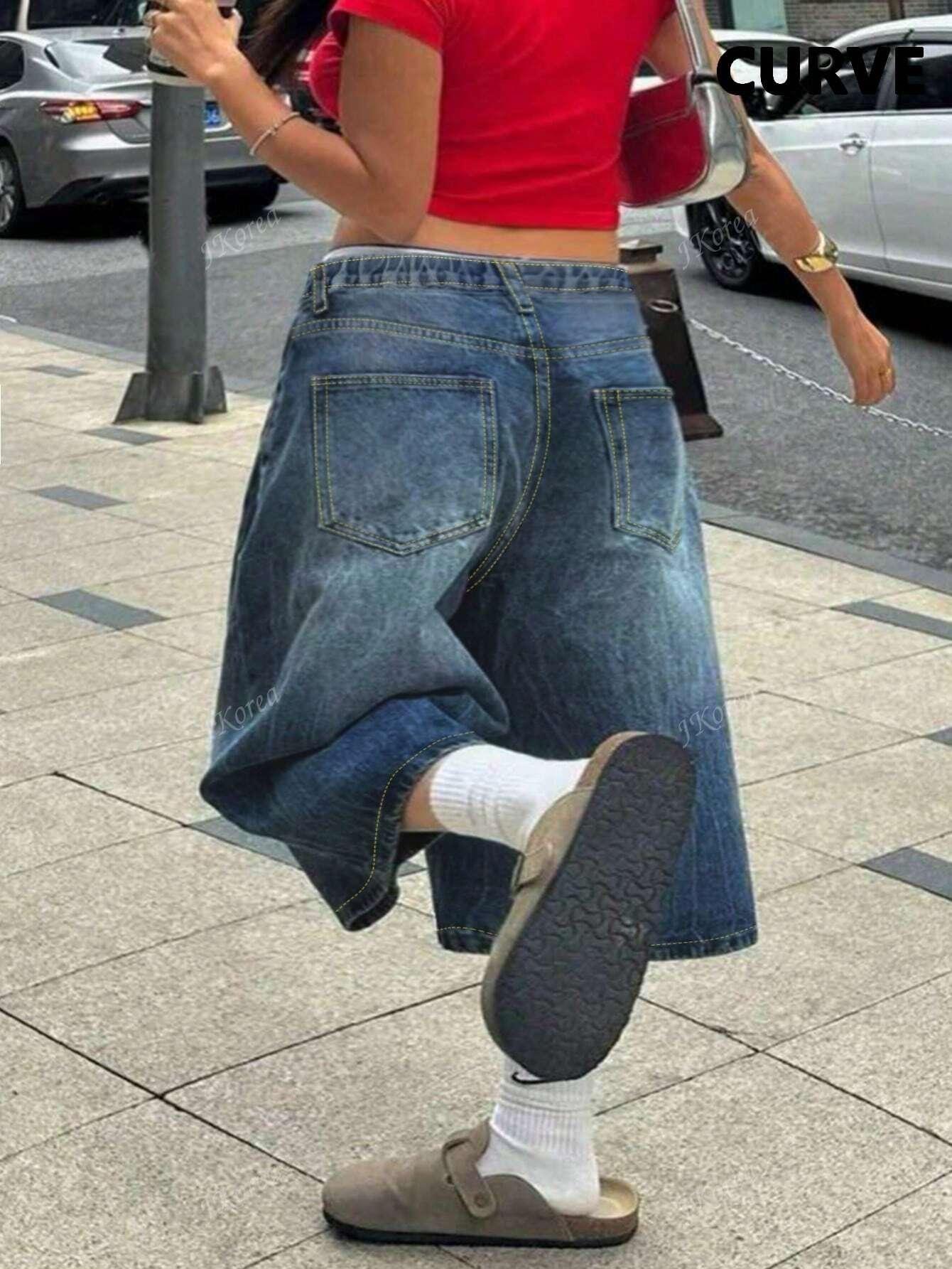 NIEBIESKIE SPODENKI JEANS