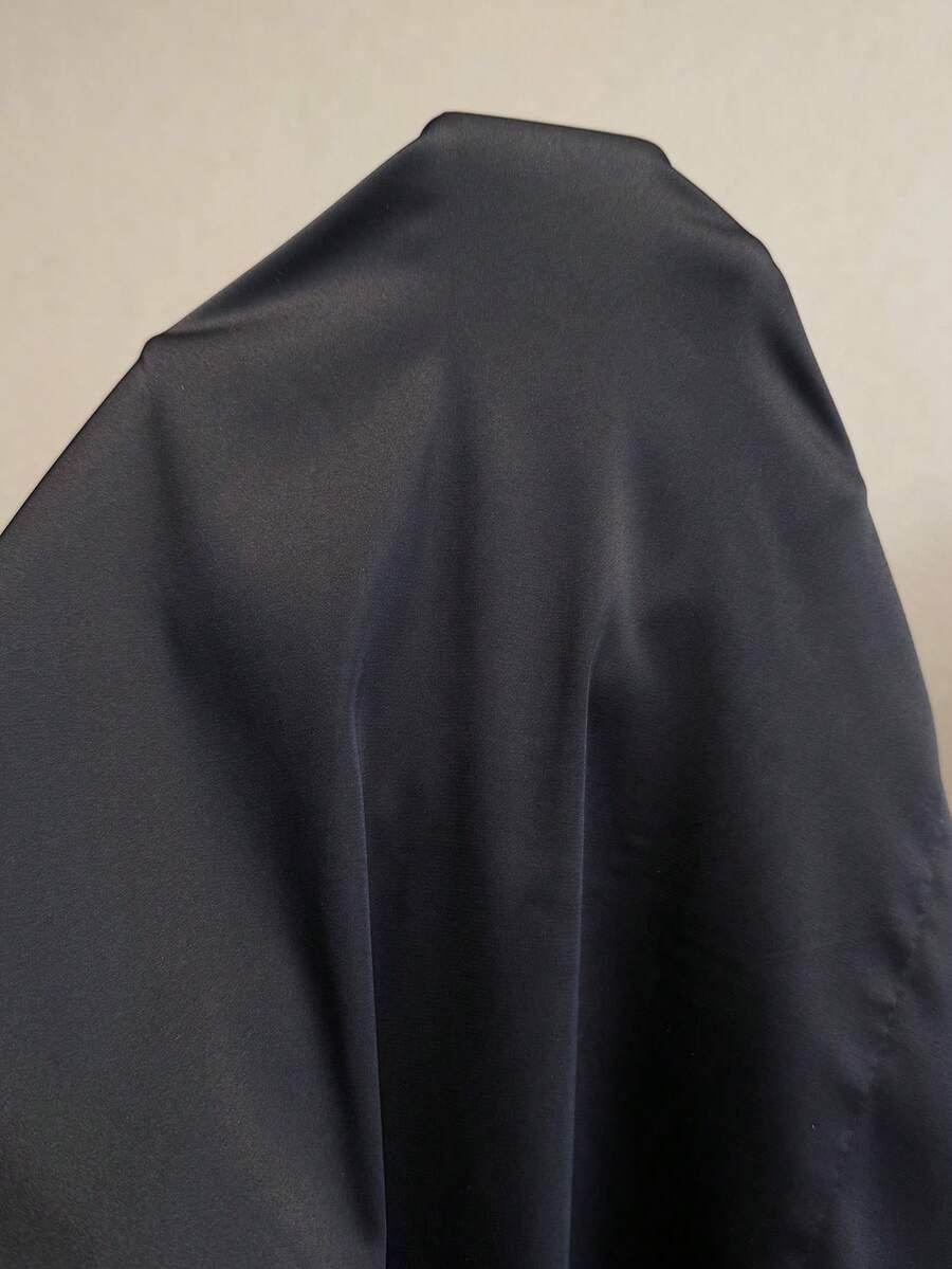 czarna maxi sukienka koronka