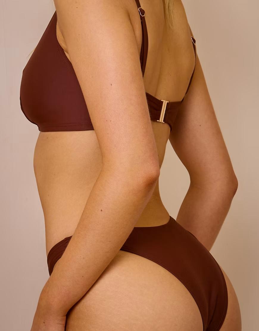 BRĄZOWY dół od bikini