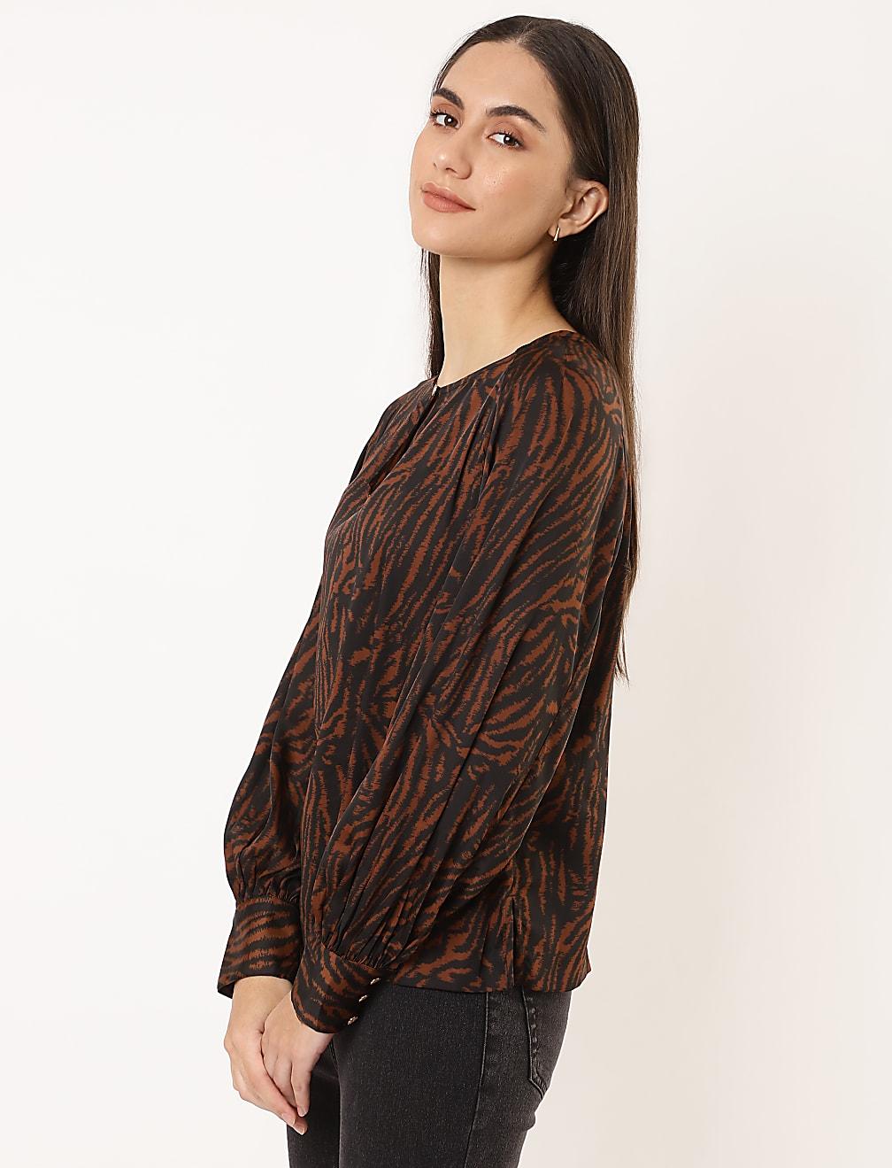 BLUZKA ANIMAL PRINT T41-2124K-XO