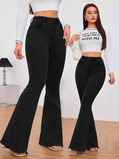 czarne spodnie jeans 