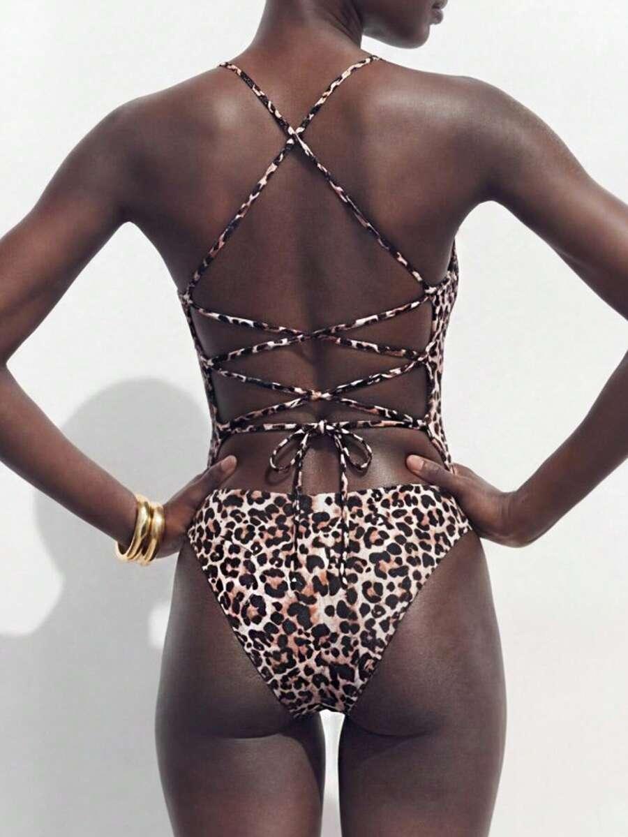 JEDNOCZĘŚCIOWY STRÓJ KĄPIELOWY ANIMAL PRINT