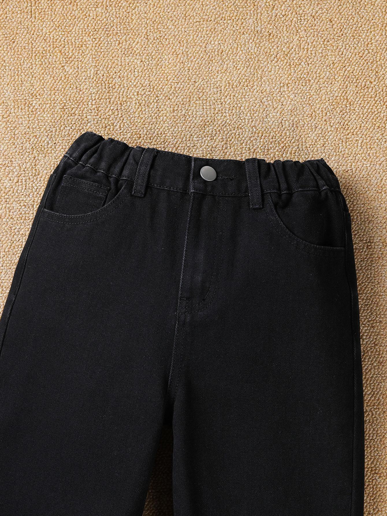 czarne spodnie jeans