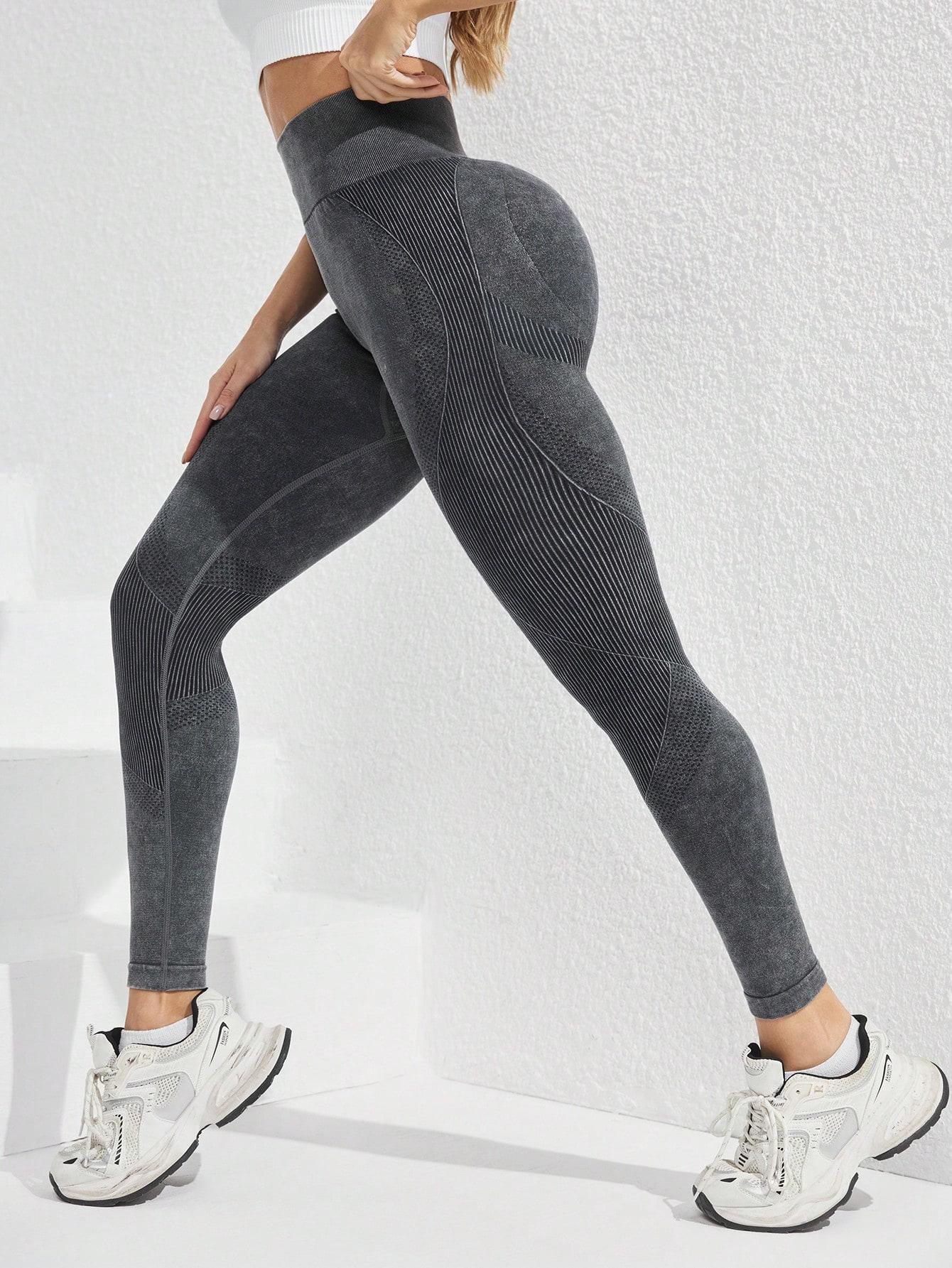 SZARE LEGGINSY WYSOKI STAN