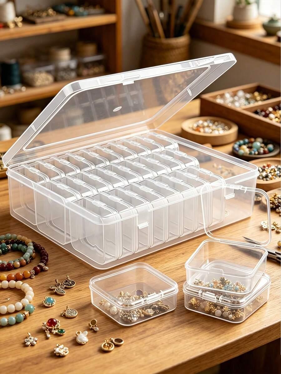 przezroczyste plastikowe pudełka 30-pack