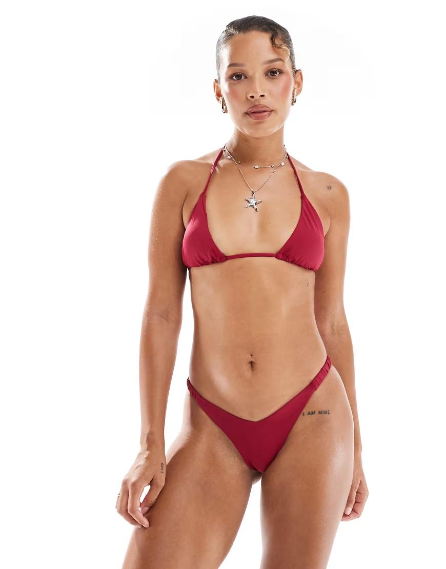 CZERWONY DÓŁ OD BIKINI 