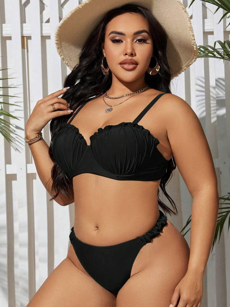 czarny dół od bikini