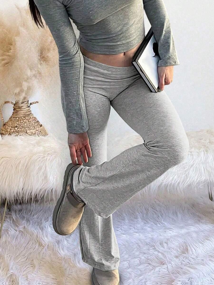LEGGINSY DZIECIĘCE SZARE