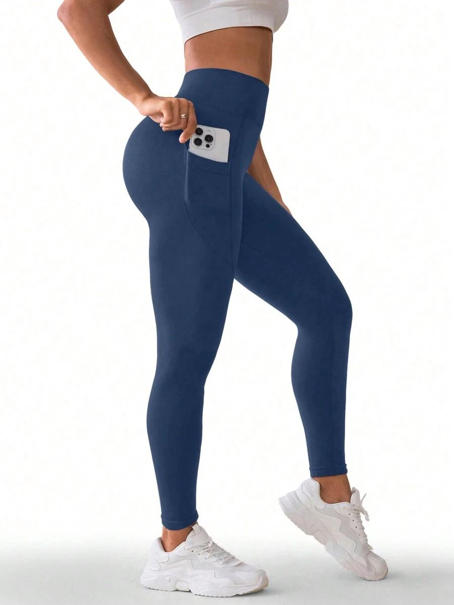 GARANATOWE LEGGINSY SPODRTOWE