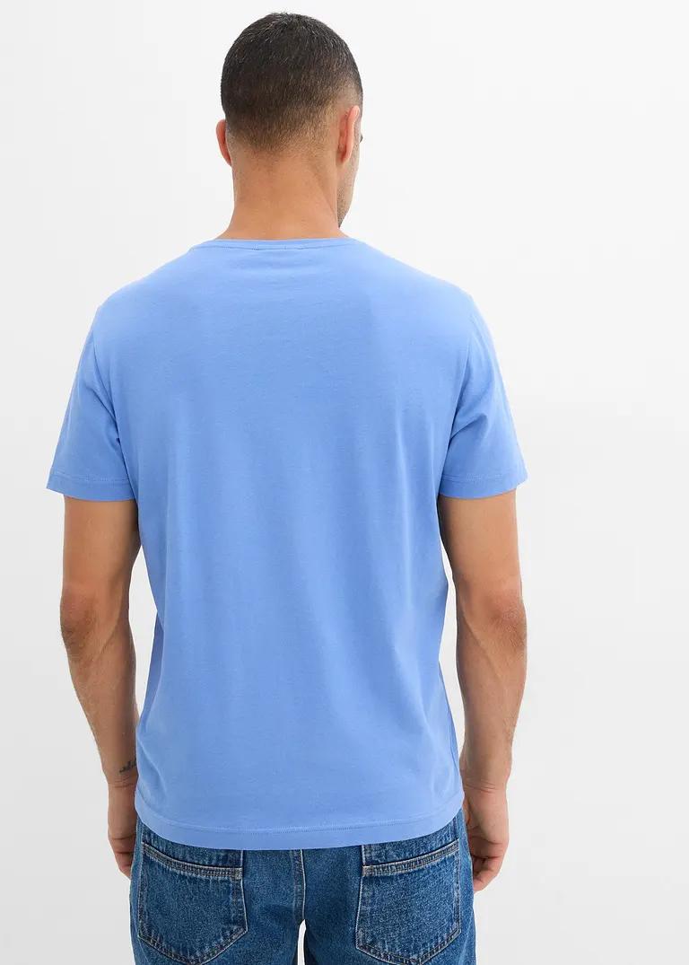 szary t-shirt v-neck