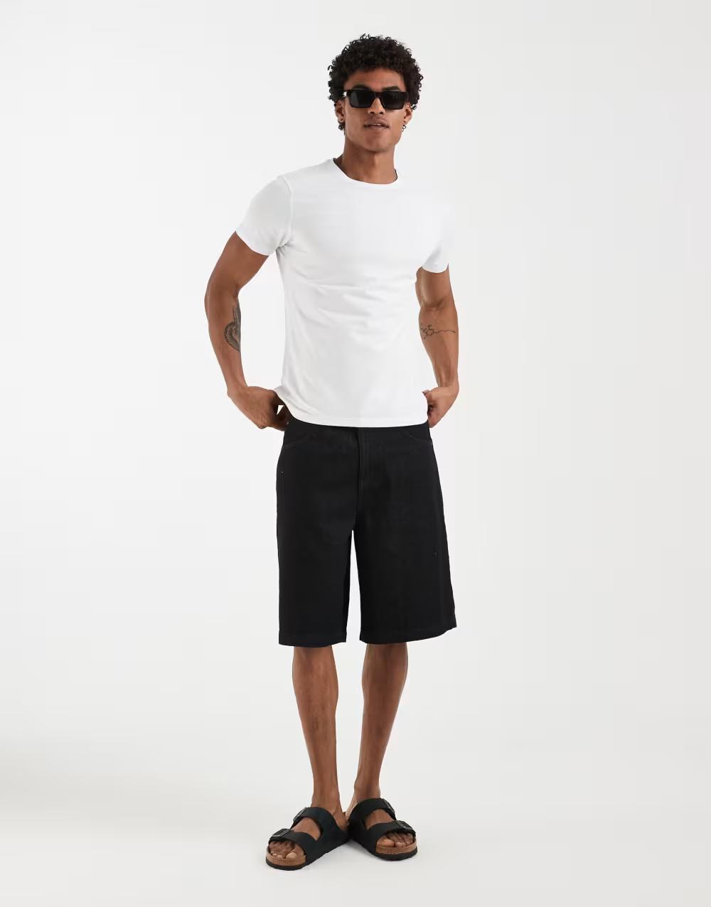 BIAŁY T-SHIRT OKRĄGŁY DEKOLT 2-pack