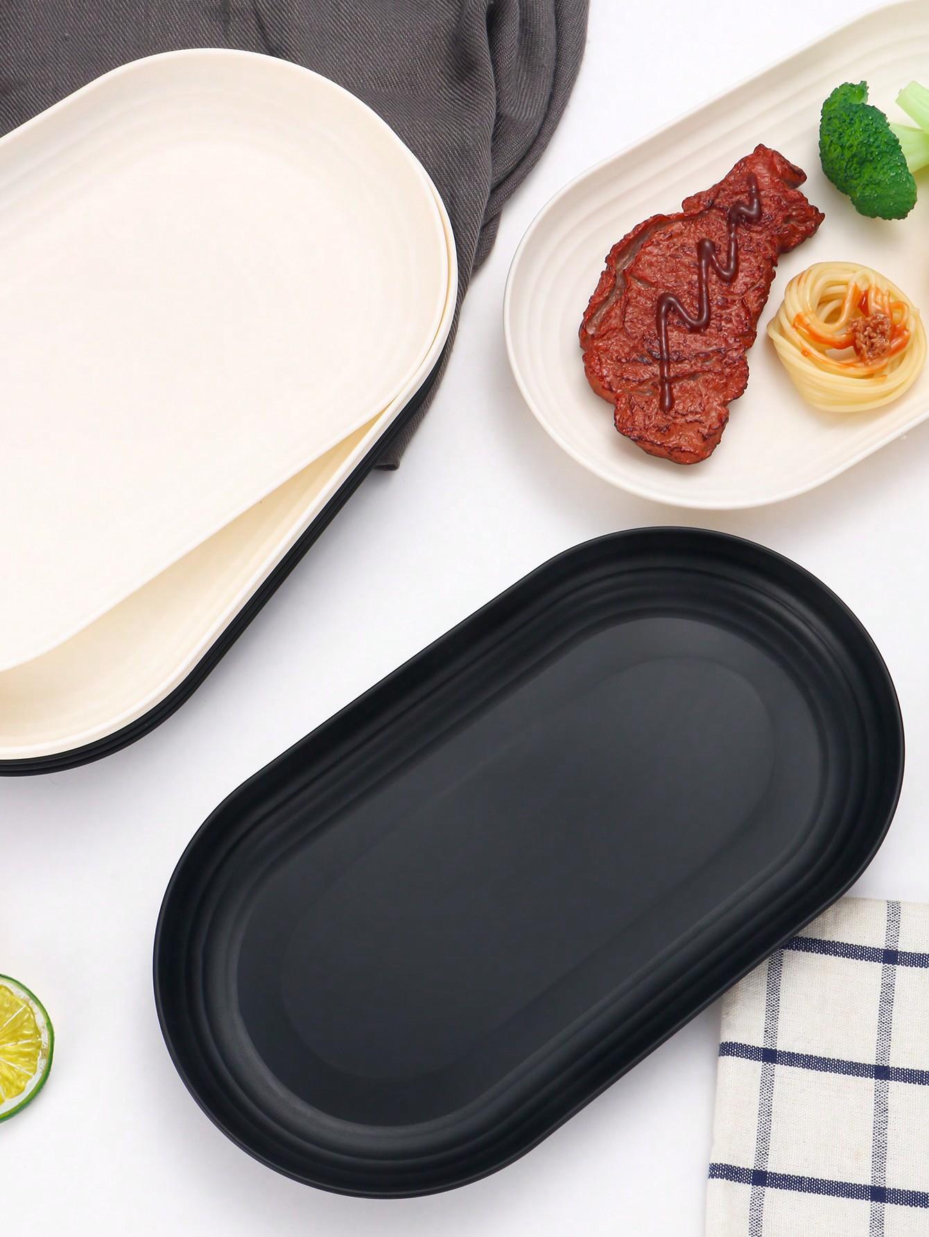 CZARNE TALERZE 6-PACK