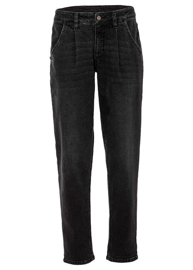 CZARNE SPODNIE JEANS 