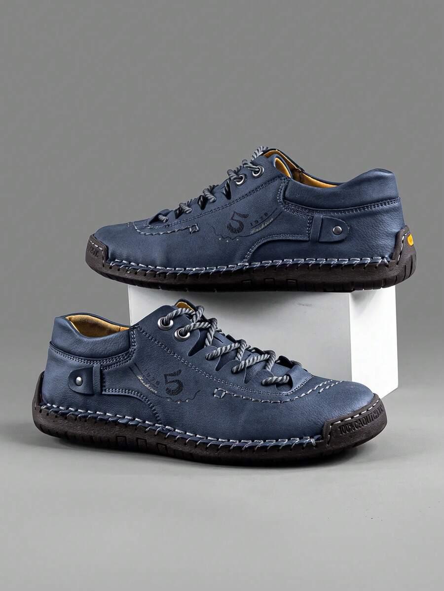 NIEBIESKIE SZNUROWANE BUTY