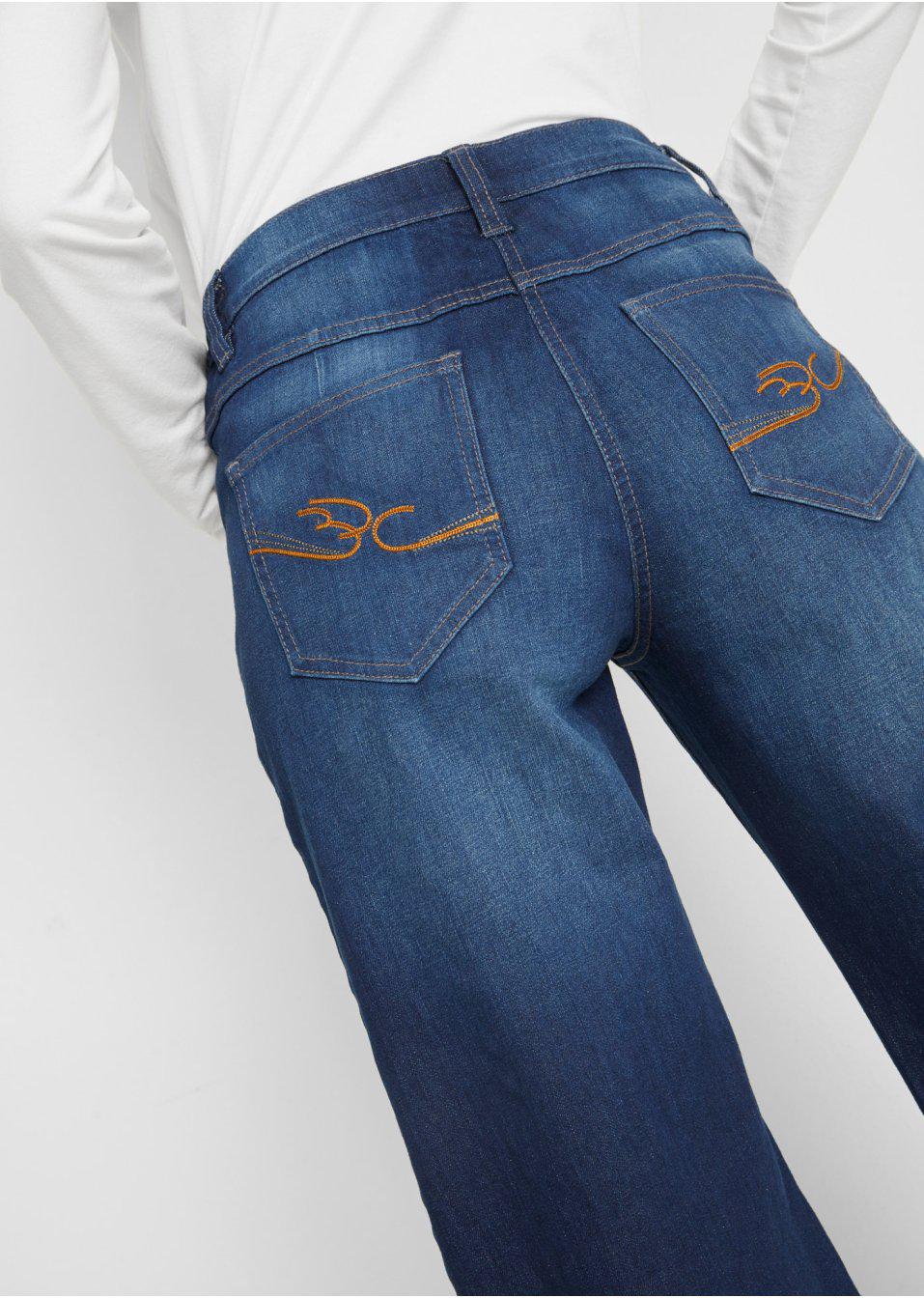 SZEROKIE SPODNIE JEANS