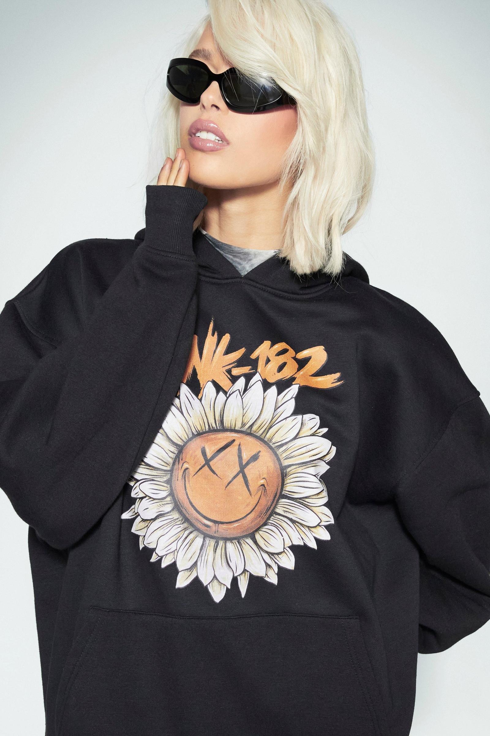 BLUZA Z KAPTUREM I NADRUKIEM