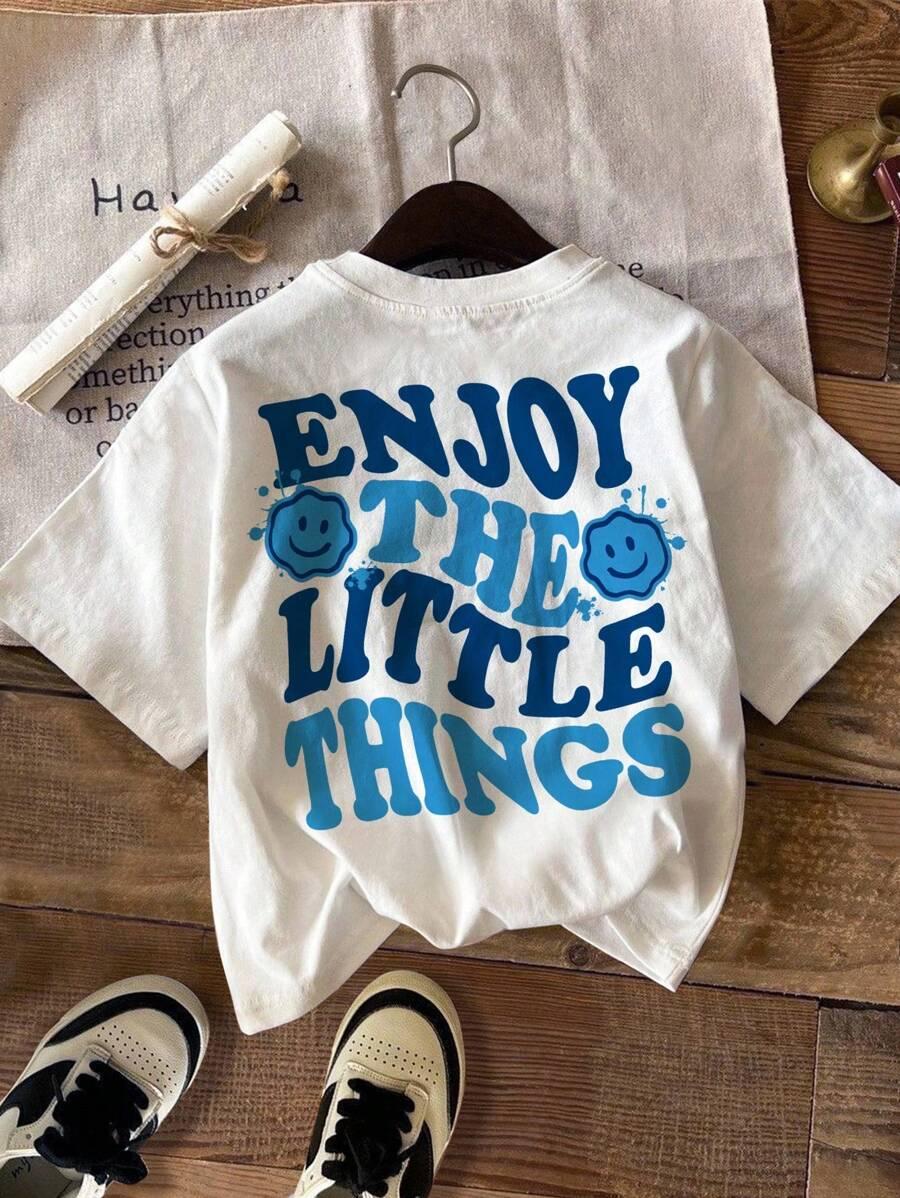 biały t-shirt nadruk