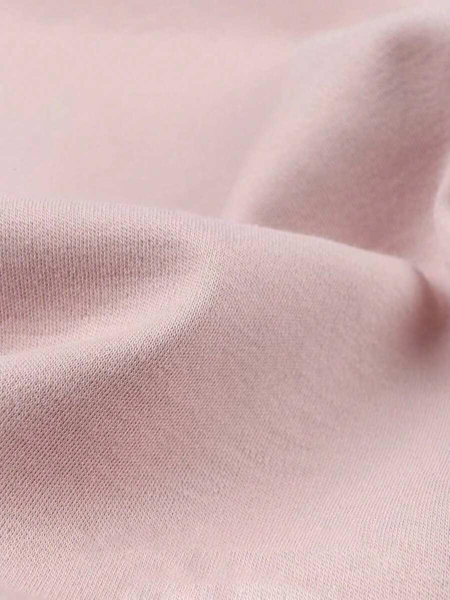 różowy t-shirt nadruk 