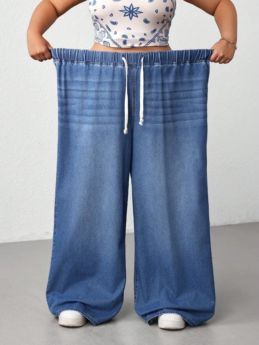 NIEBIESKIE SPODNIE JEANS