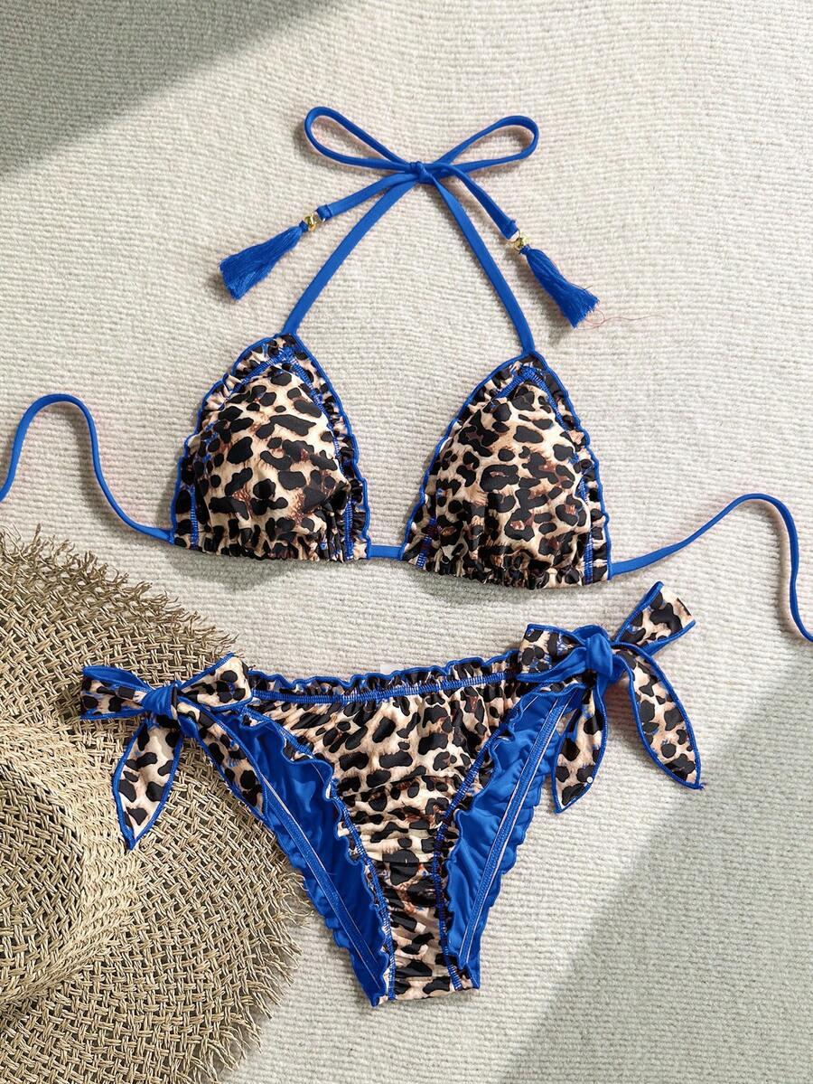 DWUCZĘŚCIOWY STRÓJ KĄPIELOWY ANIMAL PRINT