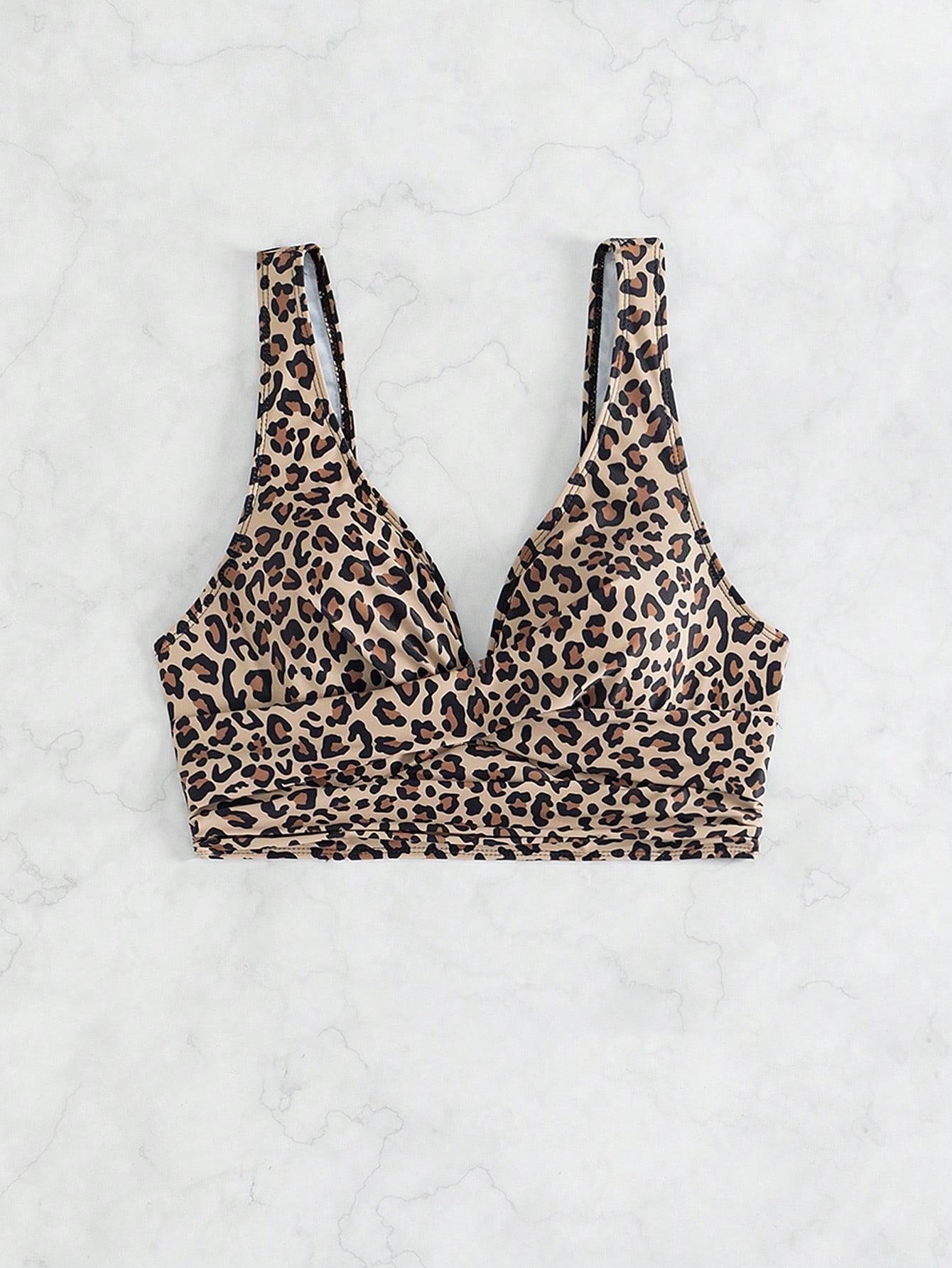 góra od bikini animal print