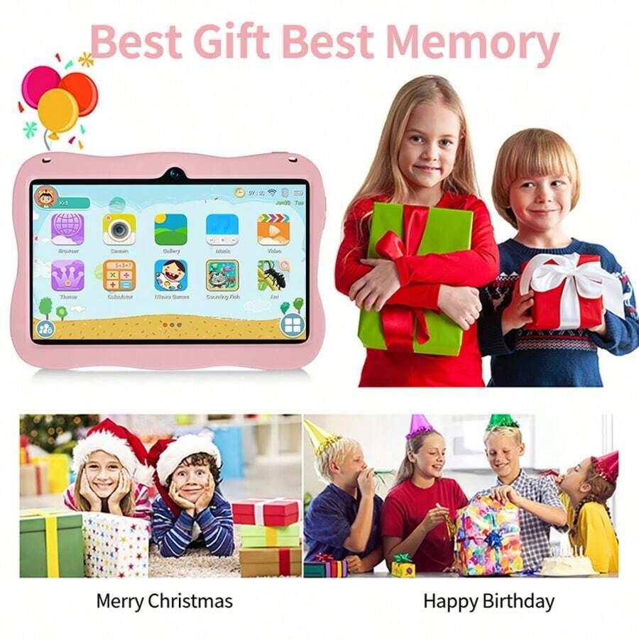 różowy TABLET DLA DZIECI