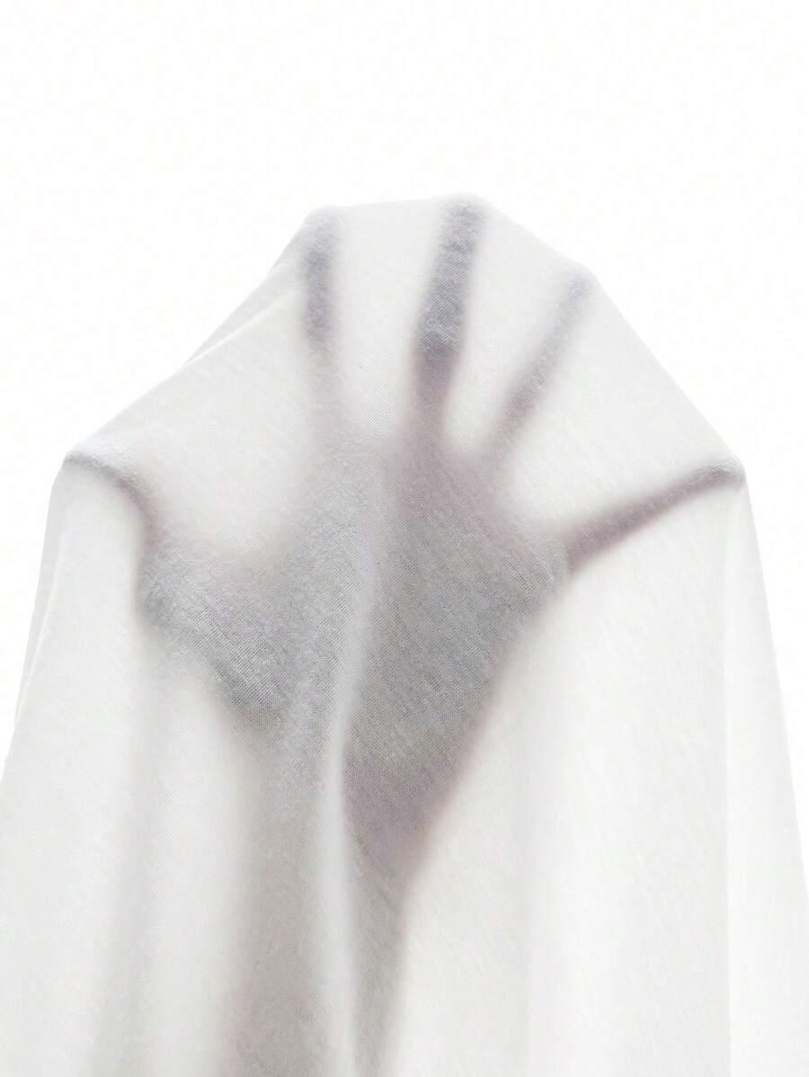 BIAŁY T-SHIRT V-NECK