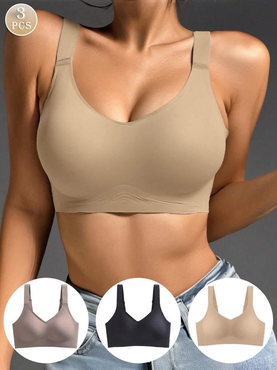 biustonosz bezszwowy 3-pack