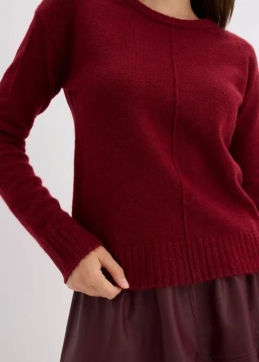 SWETER Z DZIANINY