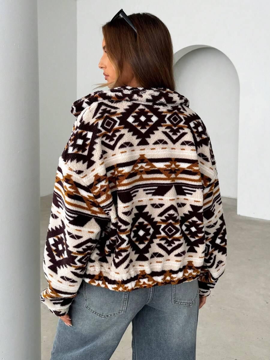 BLUZA ZAMEK WZORY