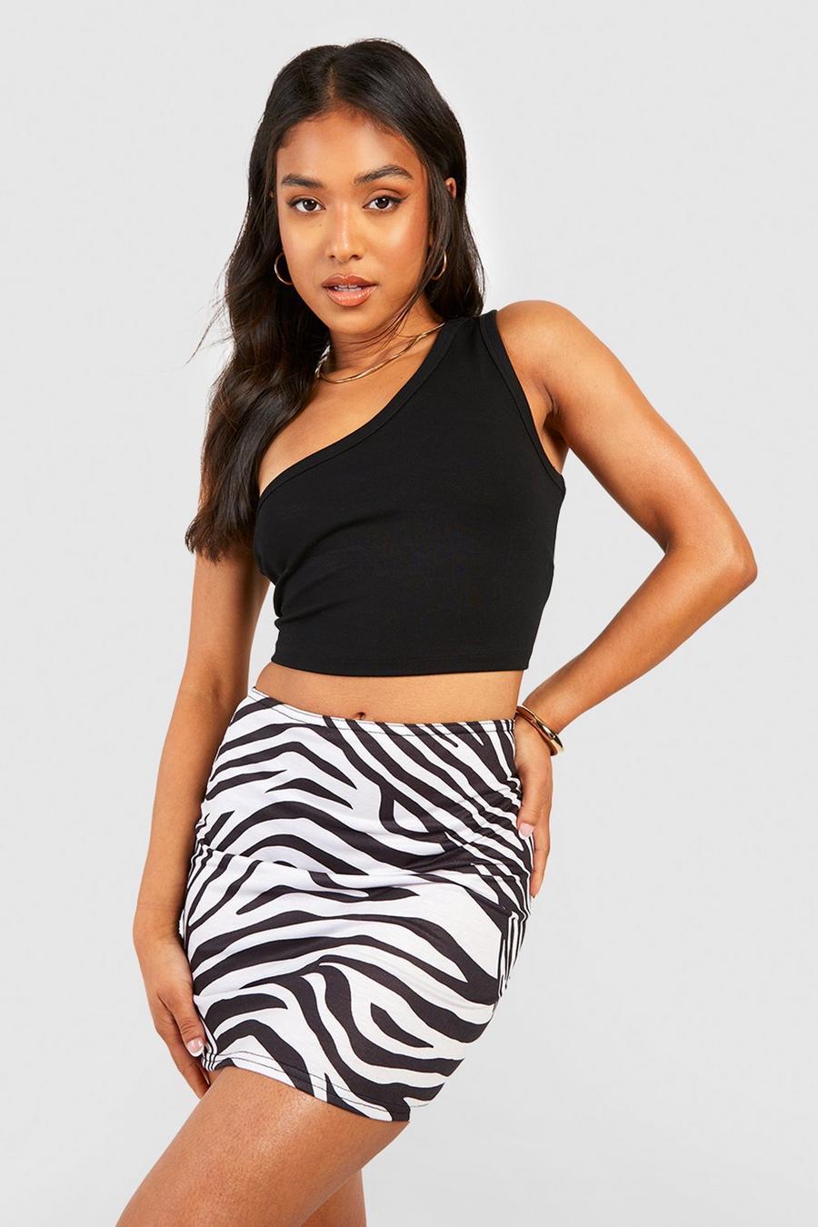  MINI SPÓDNICA ZEBRA PRINT