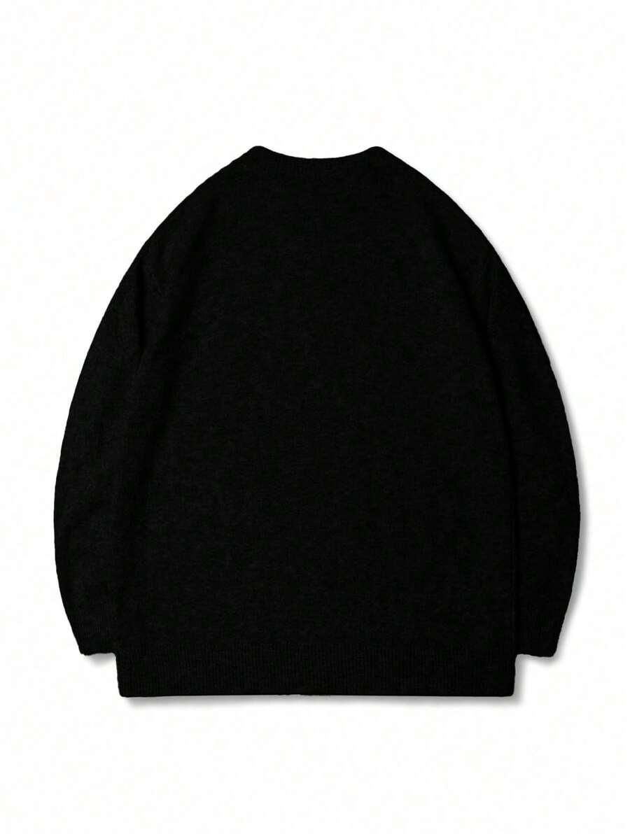 CZARNY SWETER CASUAL
