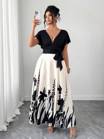 MAXI SUKIENKA PRINT