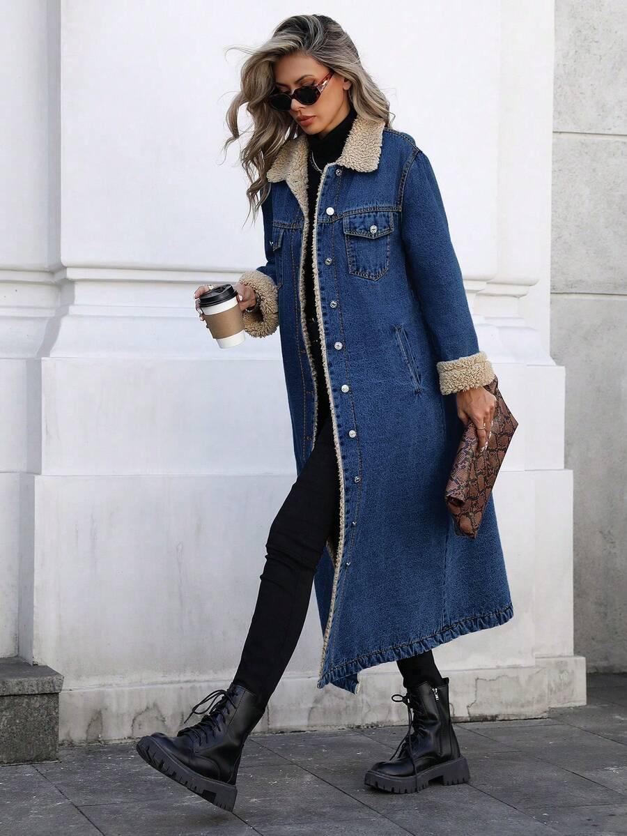 NIEBIESKA KURTKA JEANS