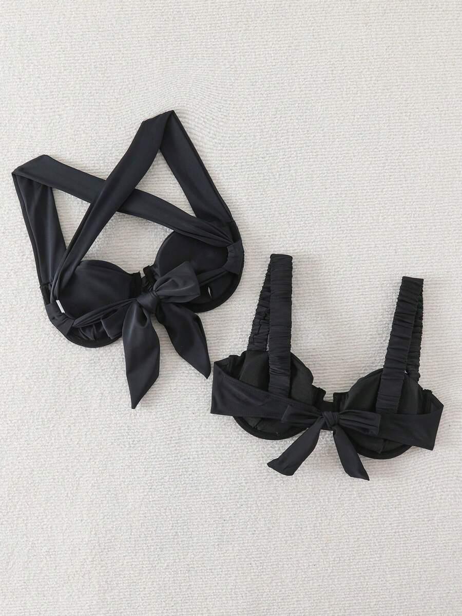 CZARNA GÓRA OD BIKINI 2PACK