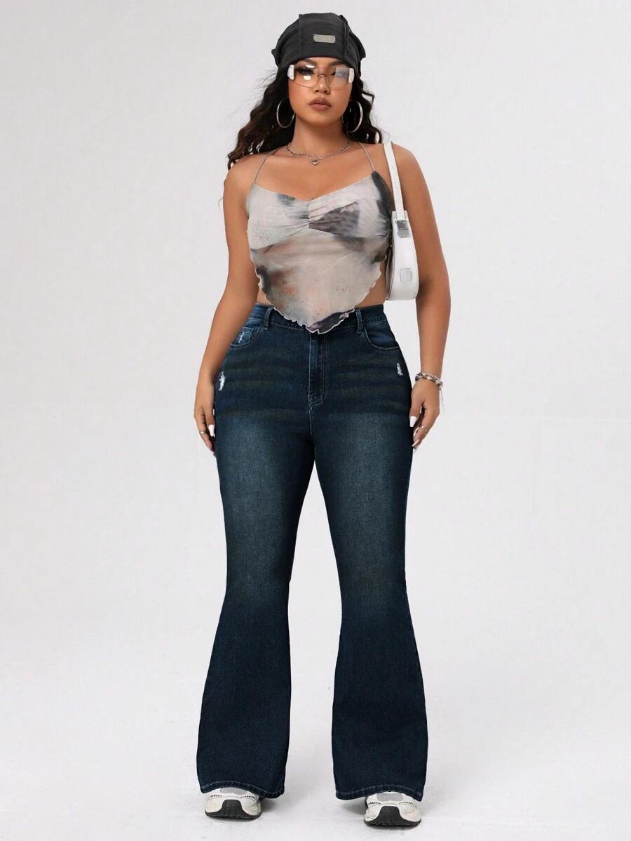 SPODNIE JEANS WYSOKI STAN 