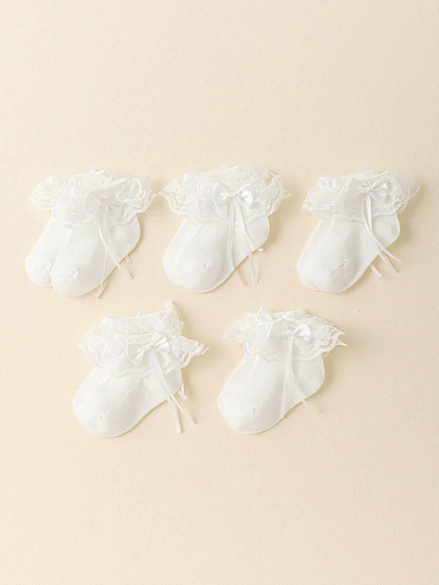 białe skarpetki 4-pack