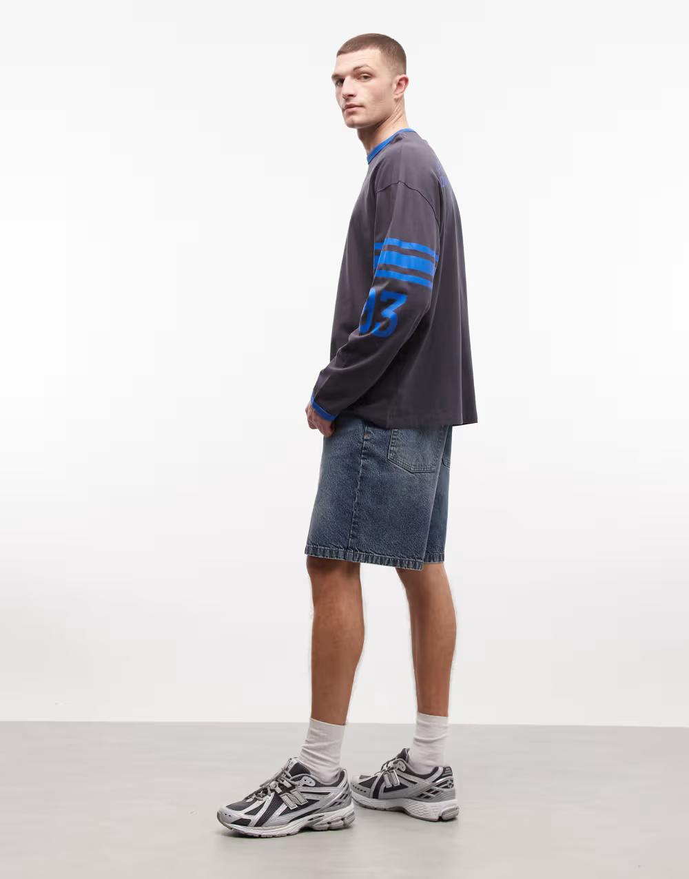 krótkie spodenki jeans zamek kieszenie