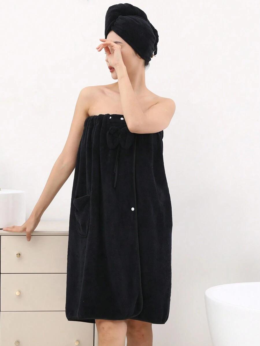 RĘCZNIK I TURBAN NA WŁOSY ZESTAW