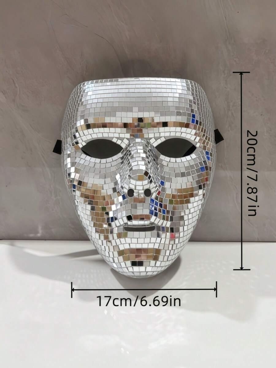 srebrna maska disco