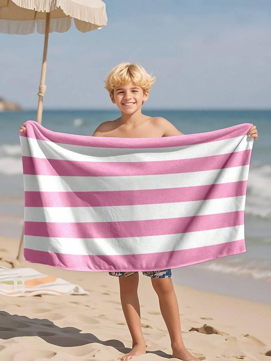 ręcznik plażowy w paski