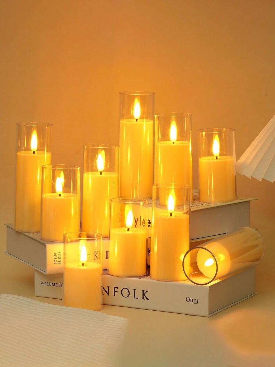 sztuczne świeczki 3-pack