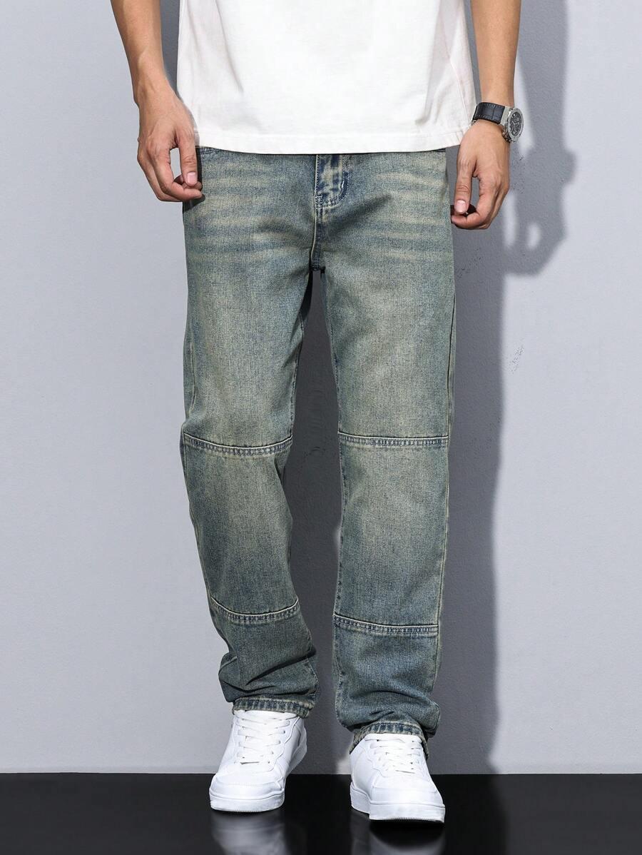 PROSTE SPODNIE JEANS CASUAL 