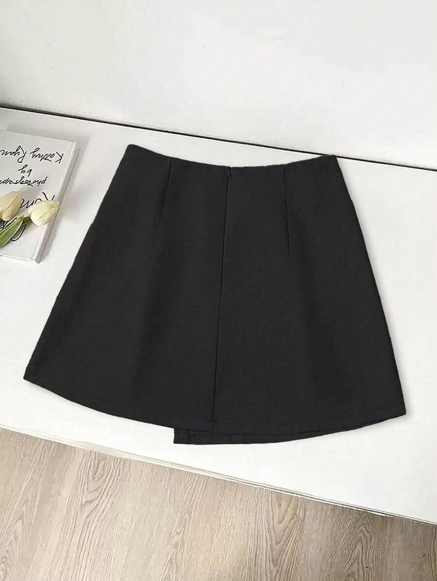 czarna mini spódniczka