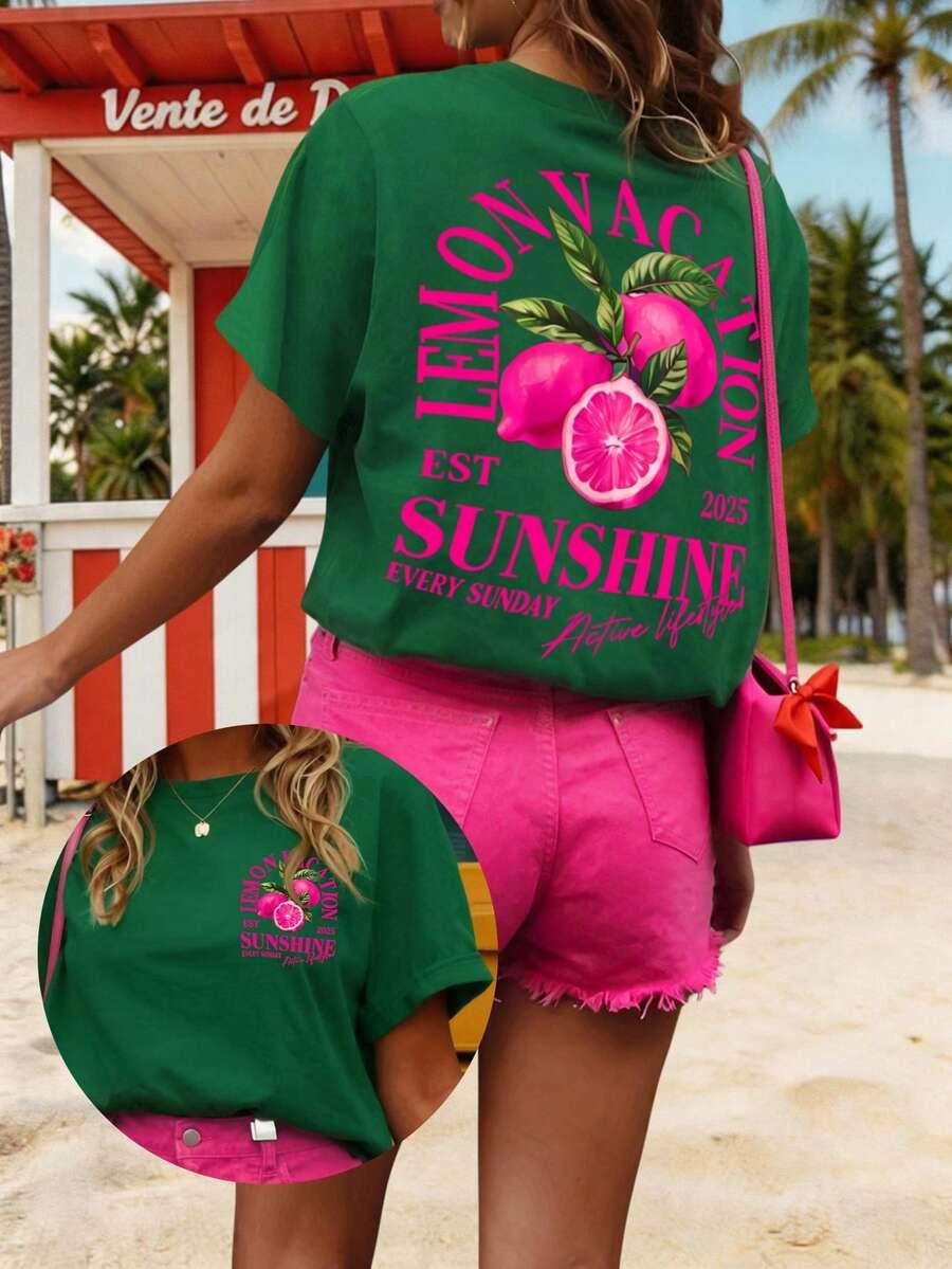 ZIELONy t-shirt PRINT