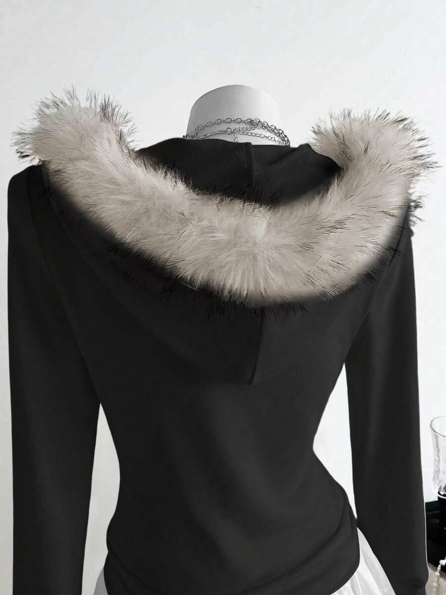 czarna bluza kaptur 