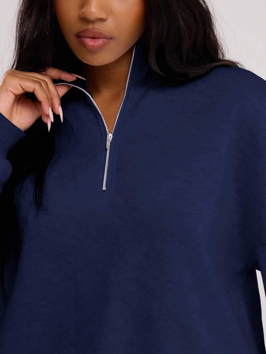 BLUZA DRESOWA STÓJKA ZIP