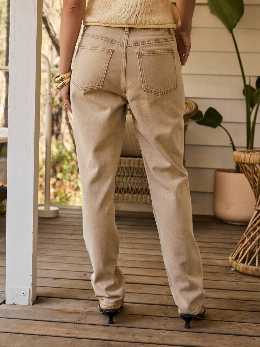 JEANSY DAMSKIE REGULAR Z BAWEŁNY