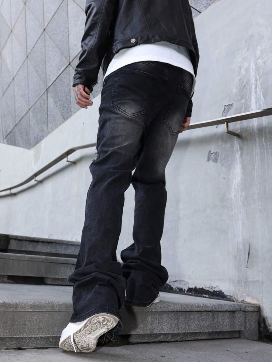czarne spodnie jeans